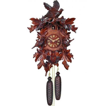 ALEXANDER TARON Engstler Cuckoo Clock, Carved with 8-Day Weight Driven Movement 640-8